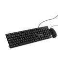 Intex Wired Combo Click & Type (Smile IT-KBM888) USB Keyboard & Mouse Combo | 104 Keys Keyboard | 1200 DPI Optical Mouse | Spill Resistant | 12 Multimedia Keys | Plug & Play for PC, Laptop & Desktop